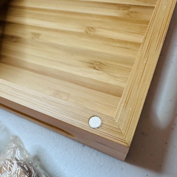 Bamboo Charging Station Multi Device Organizer Stand Space-Saving Design - Picture 8 of 16